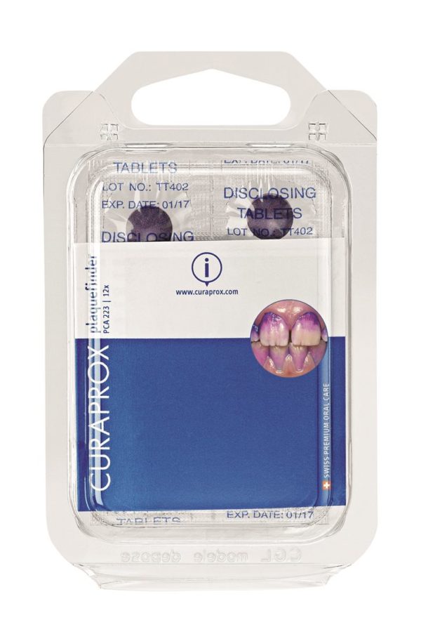 PICFRONT3D CURAPROX PCA 223 Plaquesearch Anfärbetabl 12 Stk