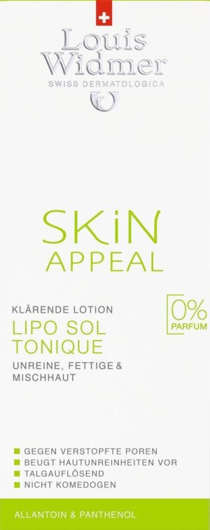 WIDMER Skin Appeal Lipo Sol Ton o Alkohol 150 ml