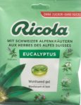 PICFRONT RICOLA Eucalyptus Bonbons oZ m Stevia Btl 125 g