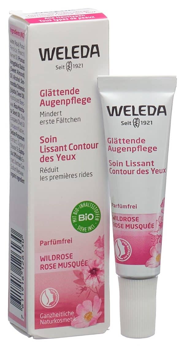 PICFRONT3DPLUS WELEDA Augenpflege glättend Wildrose 10 ml