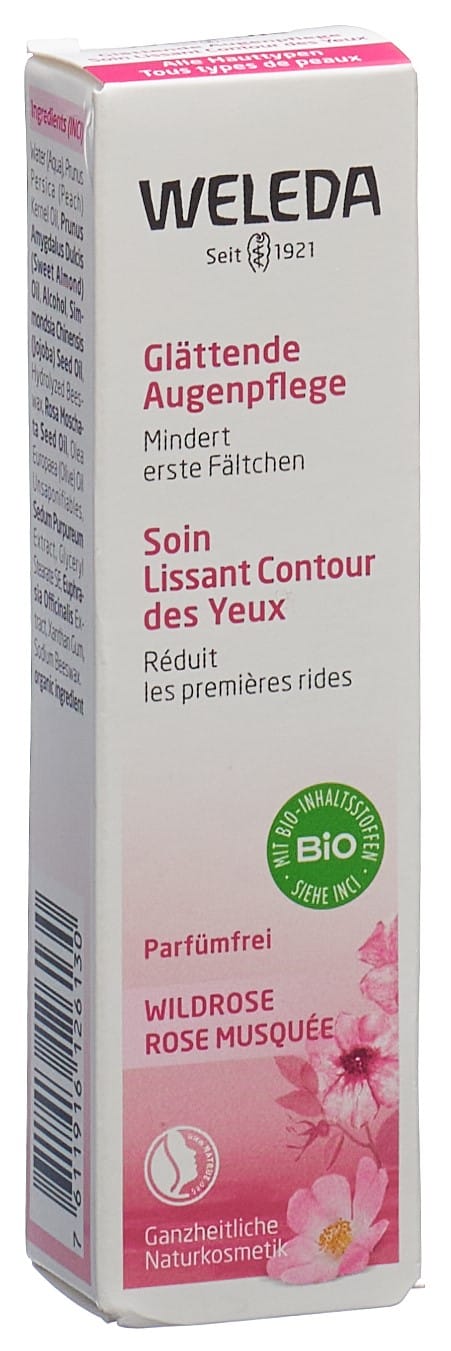 PICFRONT3D WELEDA Augenpflege glättend Wildrose 10 ml