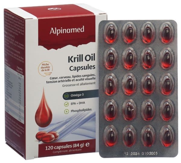 PICBACK3DPLUS ALPINAMED Krill Oil Kaps 120 Stk