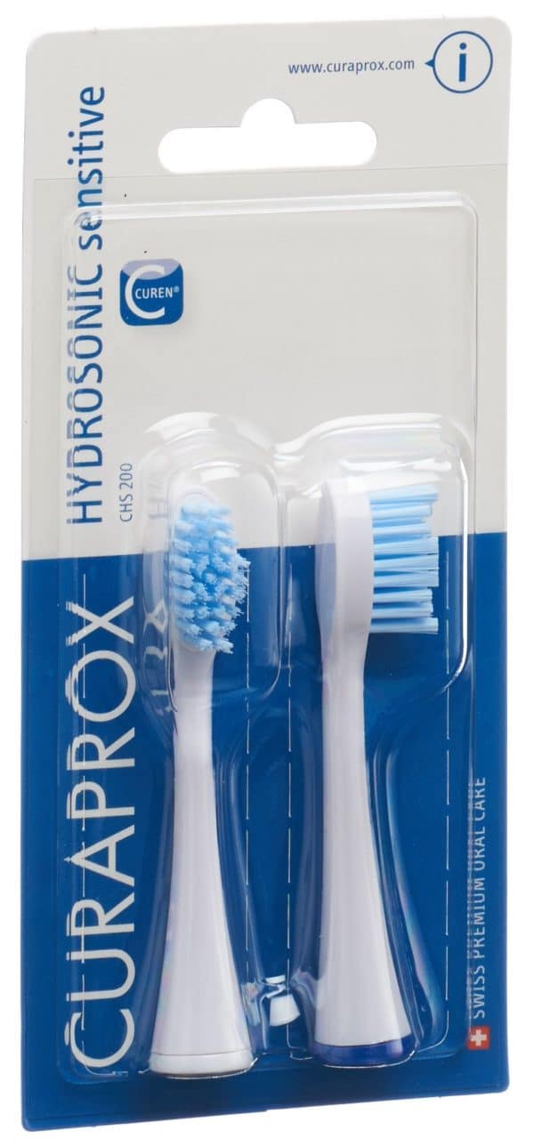 PICFRONT3D CURAPROX CHS 200 Ersatzbürsten sensitive 2 Stk