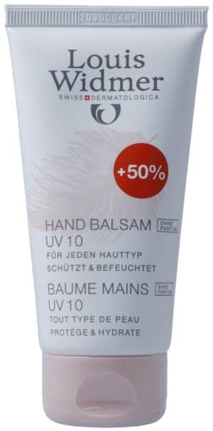 WIDMER Hand Balsam Promo UV10 o Parfum 75 ml