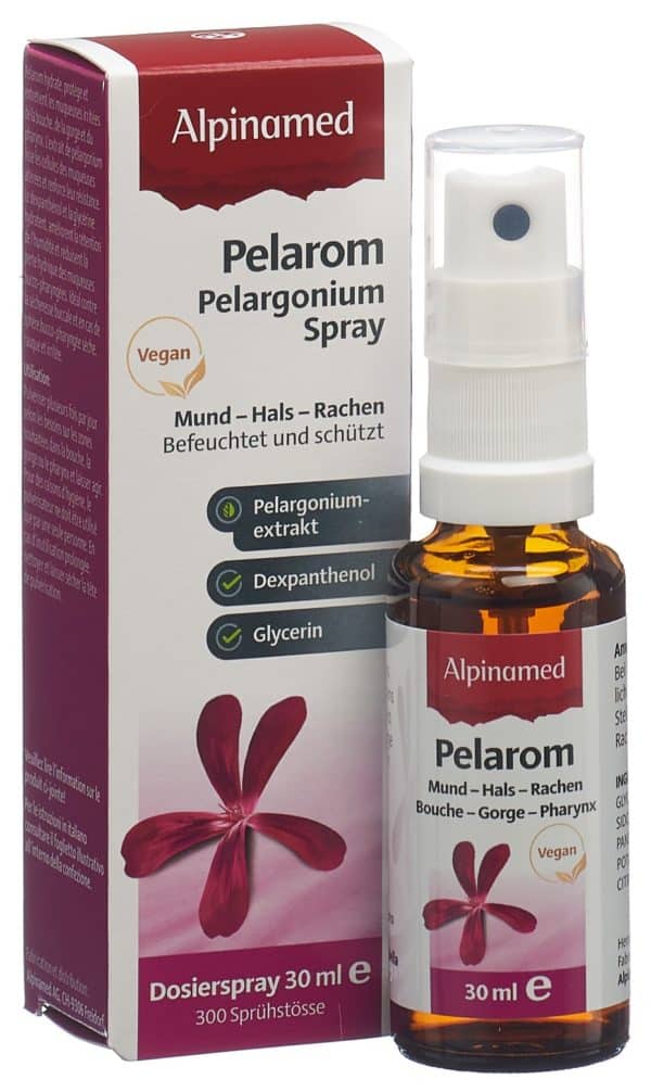 PICFRONT3DPLUS ALPINAMED Pelarom Pelargonium Spray 30 ml
