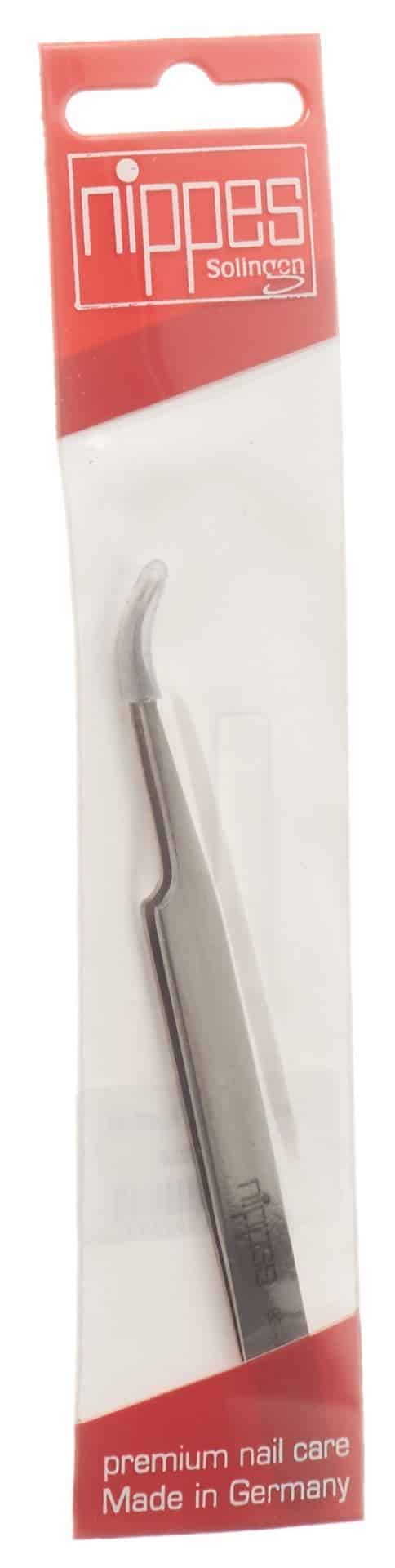 NIPPES Zeckenpinzette 12cm abgewinkelt Inox