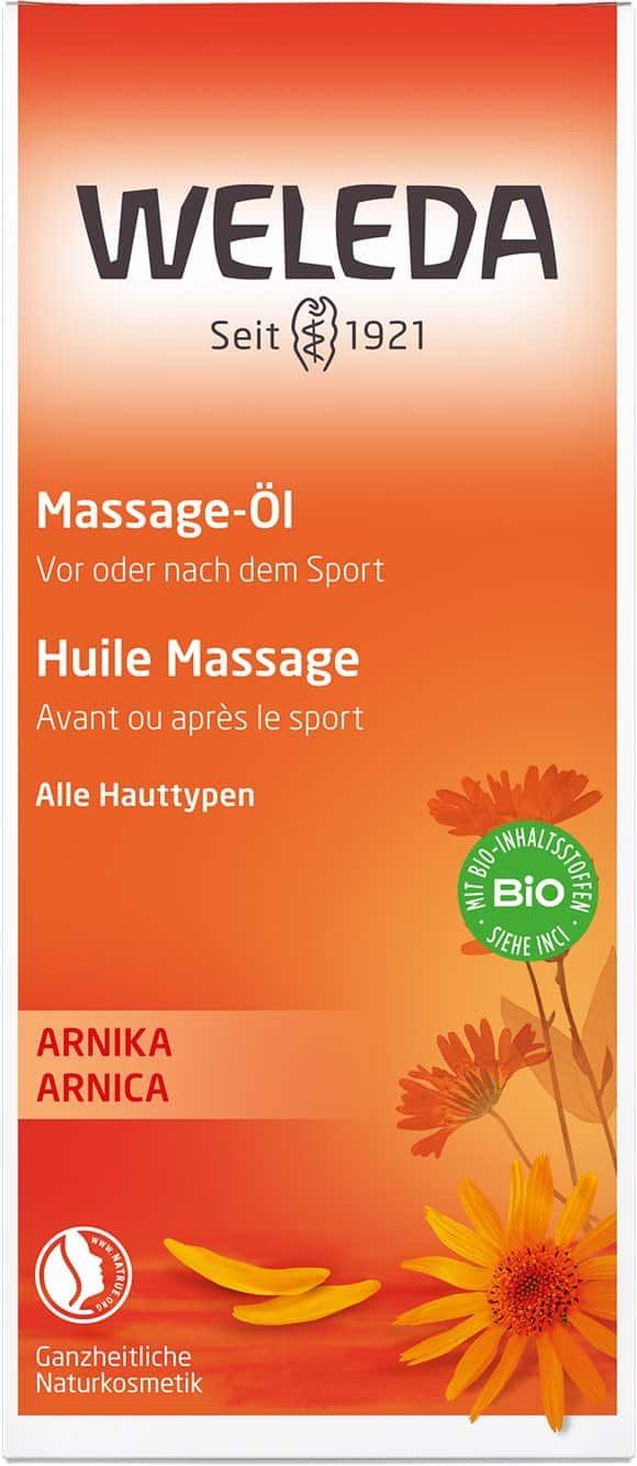 WELEDA Massage-Öl Arnika Glasfl 200 ml