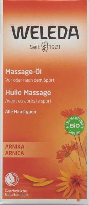 PICFRONT WELEDA Massage-Öl Arnika Glasfl 200 ml