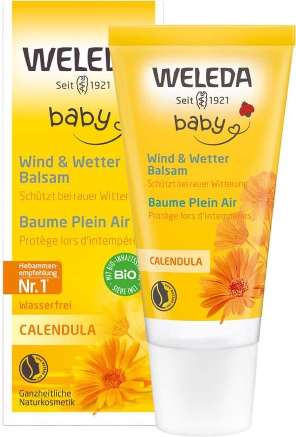 PICFRONT3DPLUS WELEDA BABY Wind&Wetter Balsam Calendula Tb 30 ml