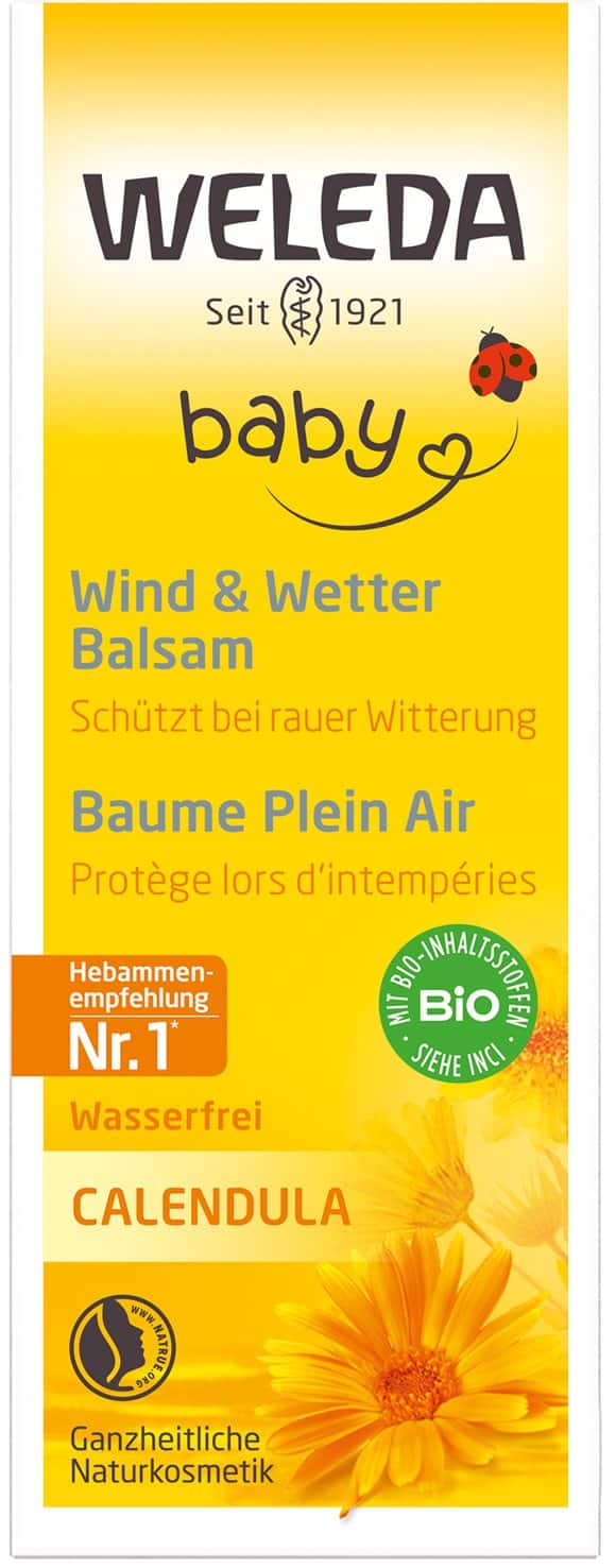 PICFRONT3D WELEDA BABY Wind&Wetter Balsam Calendula Tb 30 ml