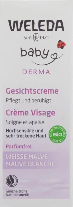 WELEDA BABY DERMA Gesichtscreme weisse Malve 50 ml