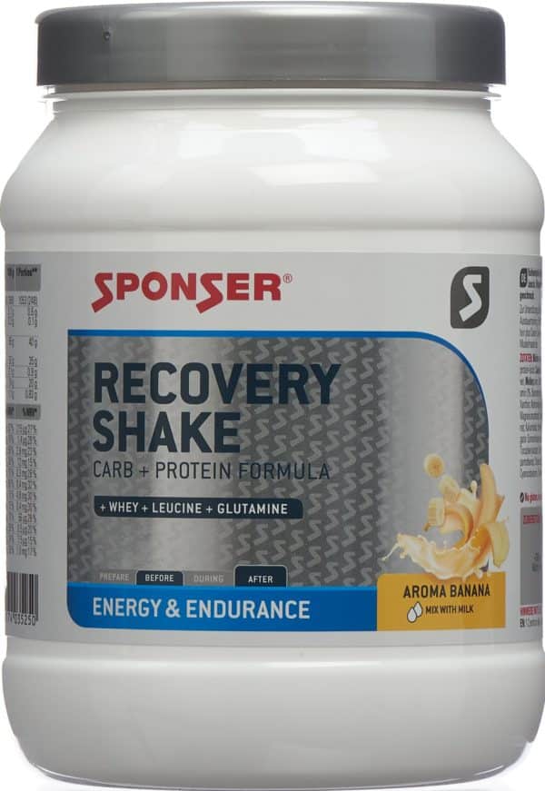 SPONSER Recovery Shake Plv Banane Ds 900 g