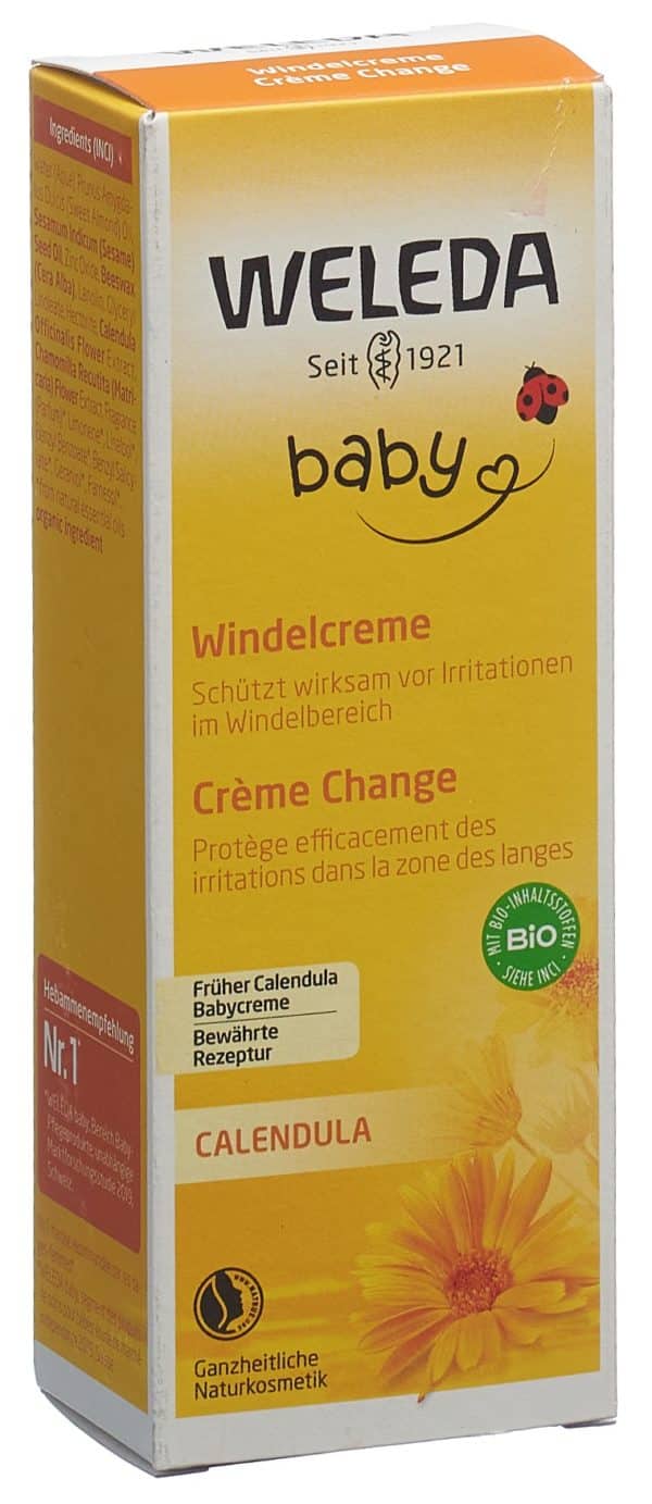 PICFRONT3D WELEDA BABY Windelcreme Calendula Tb 75 ml