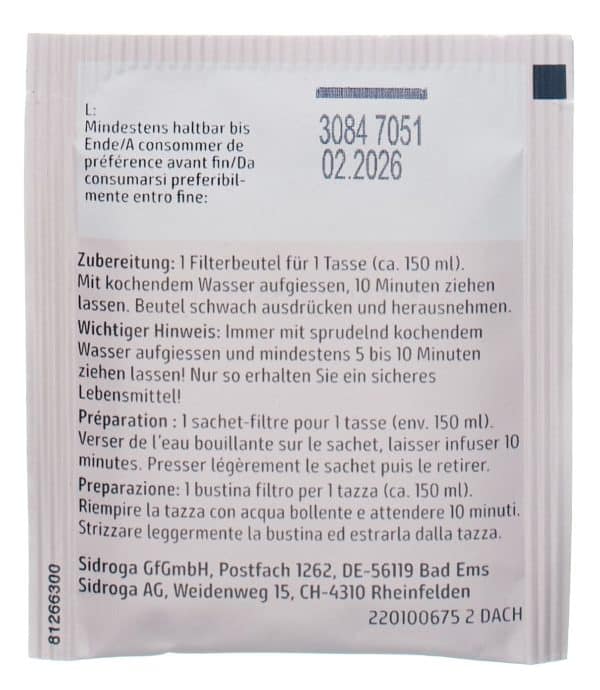 CONTENTBACK SIDROGA Entspannungstee 20 Btl 1.75 g