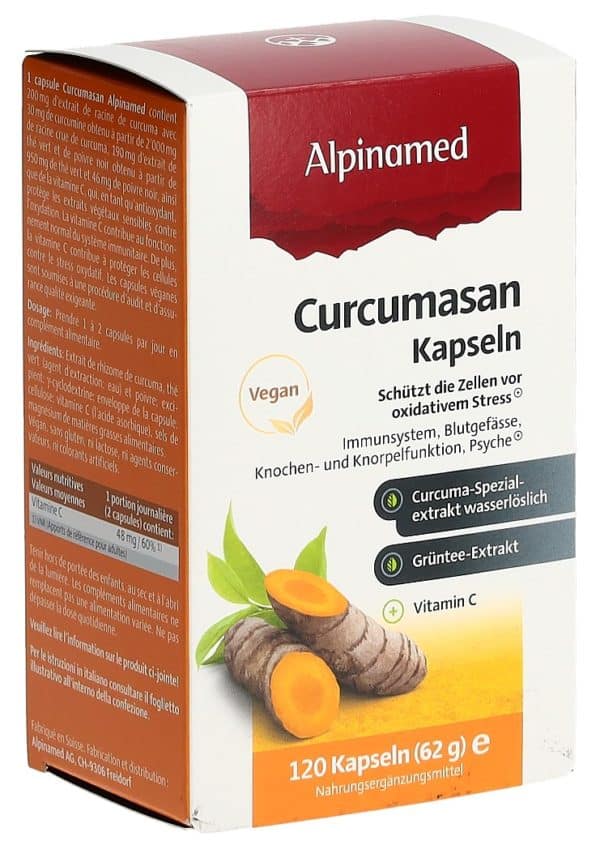 PICFRONT3D ALPINAMED Curcumasan Kaps 120 Stk