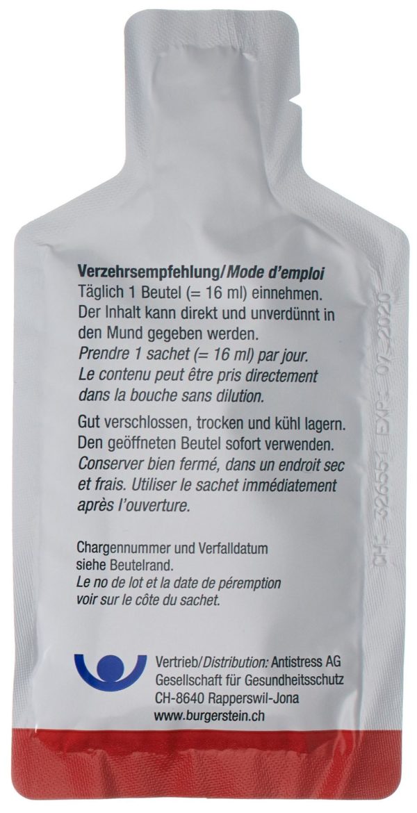 CONTENTBACK BURGERSTEIN ImmunVital Saft Btl 20 Stk