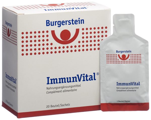 PICFRONT3DPLUS BURGERSTEIN ImmunVital Saft Btl 20 Stk