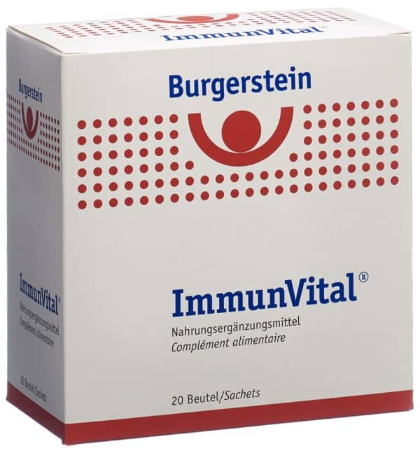 PICFRONT3D BURGERSTEIN ImmunVital Saft Btl 20 Stk