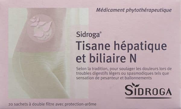 SIDROGA Gallen- und Lebertee N 20 Btl 2 g