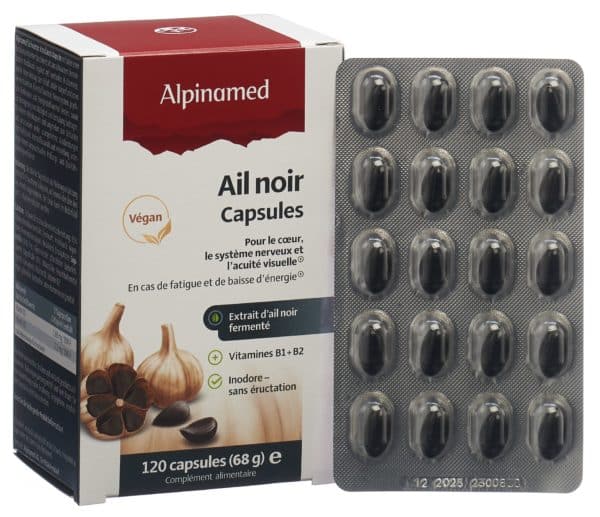 PICBACK3DPLUS ALPINAMED Schwarzer Knoblauch Weichkaps 120 Stk