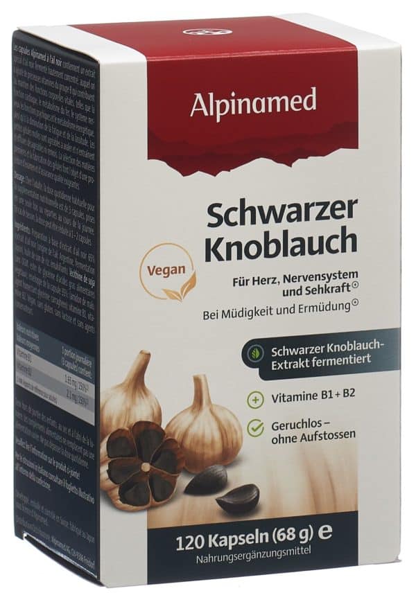 PICFRONT3D ALPINAMED Schwarzer Knoblauch Weichkaps 120 Stk