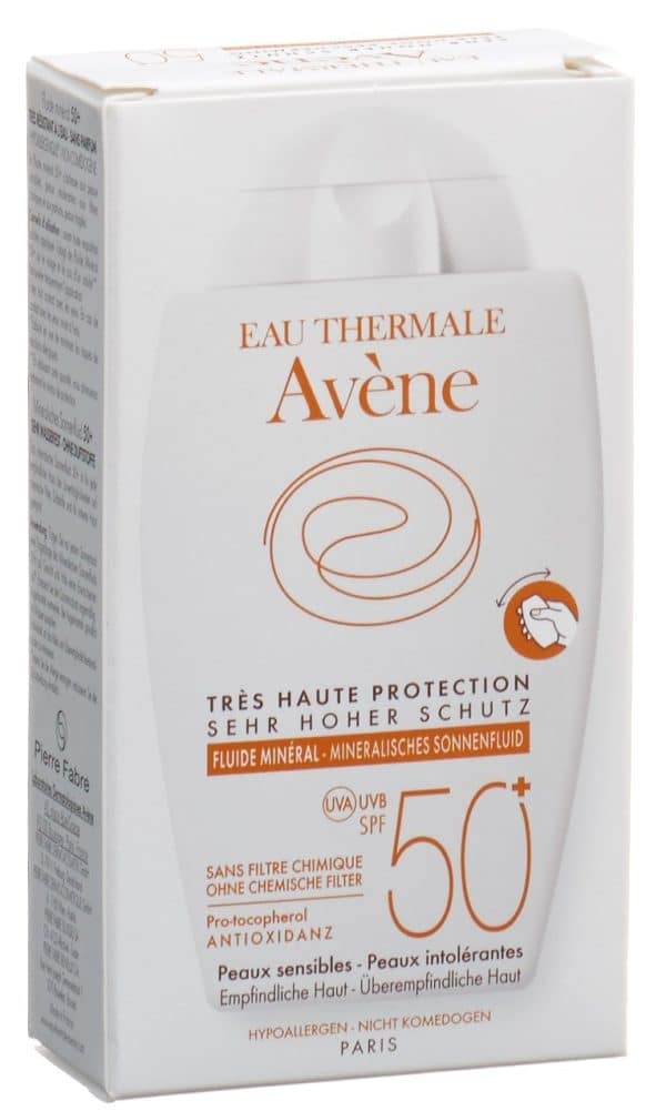 PICFRONT3D AVENE SUN Sonnenfluid mineralisch SPF50+ 40 ml