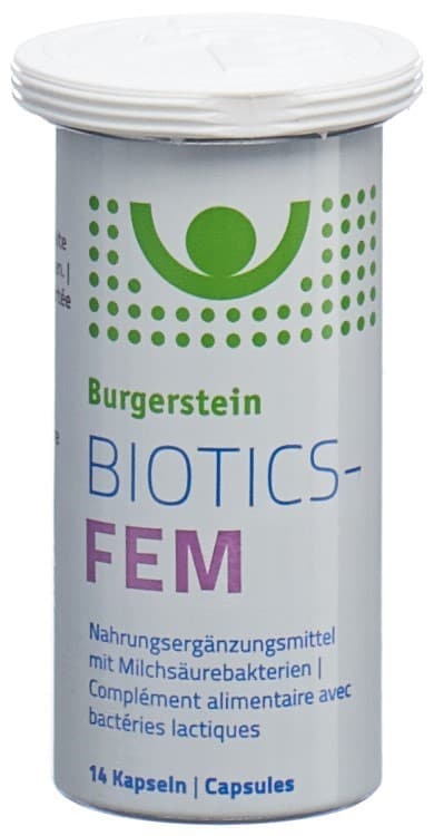 BURGERSTEIN Biotics-FEM Kaps 14 Stk