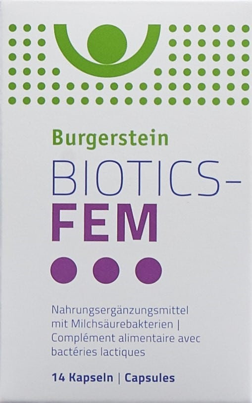 BURGERSTEIN Biotics-FEM Kaps 14 Stk