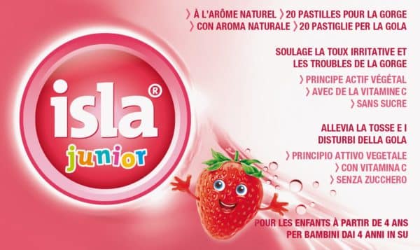 PICBACK ISLA Junior Pastillen Erdbeere 20 Stk