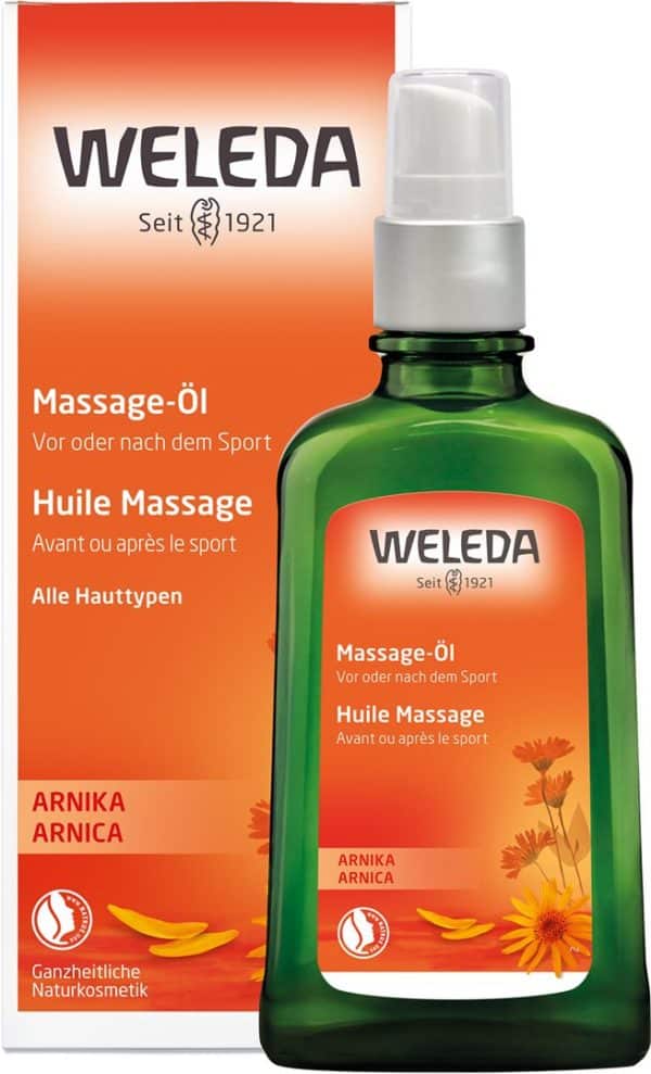 PICFRONT3DPLUS WELEDA Massage-Öl Arnika Glasfl 100 ml
