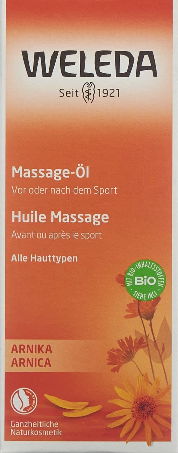 PICFRONT WELEDA Massage-Öl Arnika Glasfl 100 ml