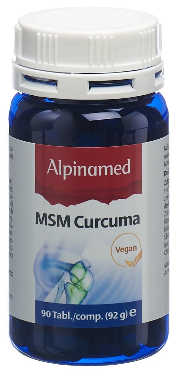 CONTENTFRONT ALPINAMED MSM Curcuma Tabl Ds 90 Stk