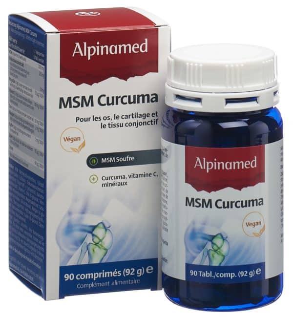PICBACK3DPLUS ALPINAMED MSM Curcuma Tabl Ds 90 Stk
