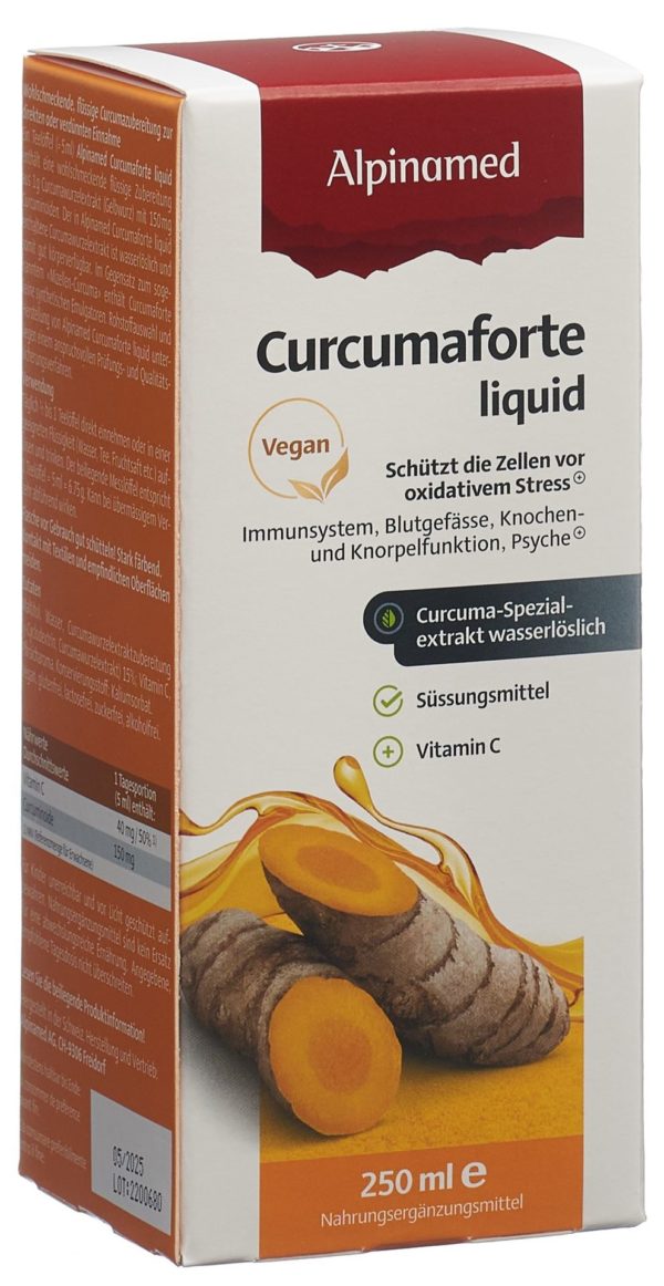 PICFRONT3D ALPINAMED Curcumaforte liq Fl 250 ml