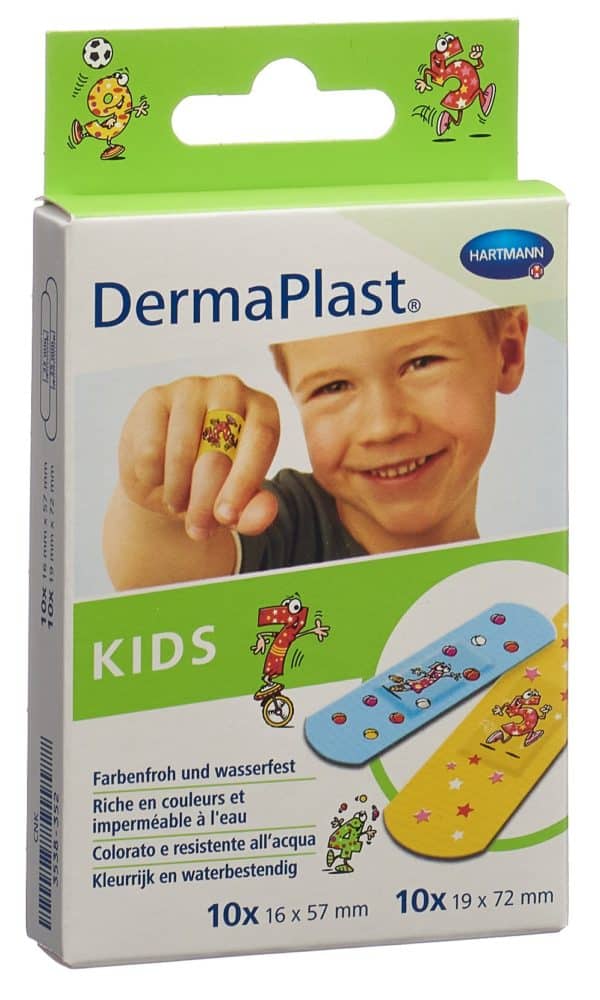 PICFRONT3D DERMAPLAST Kids Strips 2 Grössen 20 Stk