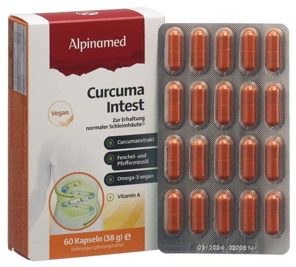 ALPINAMED Curcuma Intest Kaps 60 Stk