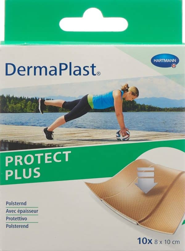 PICFRONT DERMAPLAST ProtectPlus 8cmx10cm 10 Stk