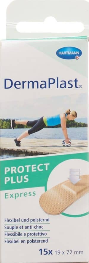 DERMAPLAST ProtectPlus Express 19mmx72mm 15 Stk