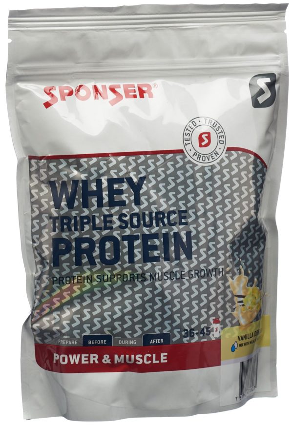 SPONSER Whey Triple Source Protein Vanilla 500 g