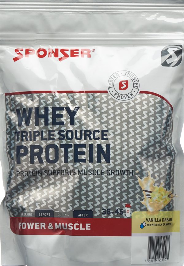SPONSER Whey Triple Source Protein Vanilla 500 g
