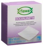 PICFRONT3D FLAWA Solvaline N Kompressen 10x10cm steril 25 Stk