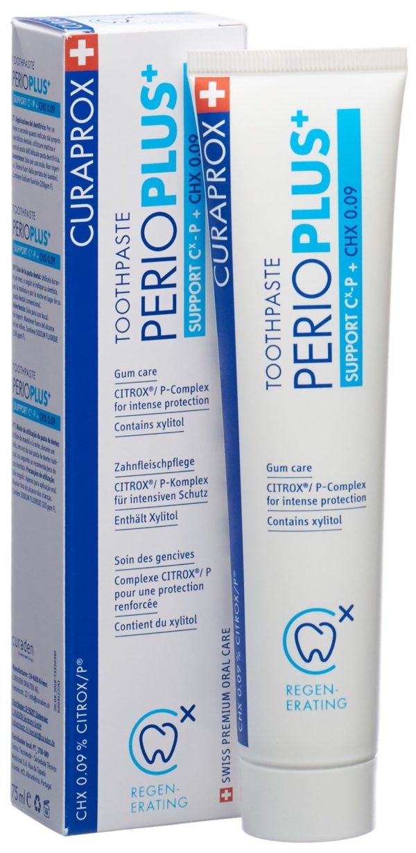 PICFRONT3DPLUS CURAPROX Perio Plus Support CHX 0.09 % Tb 75 ml