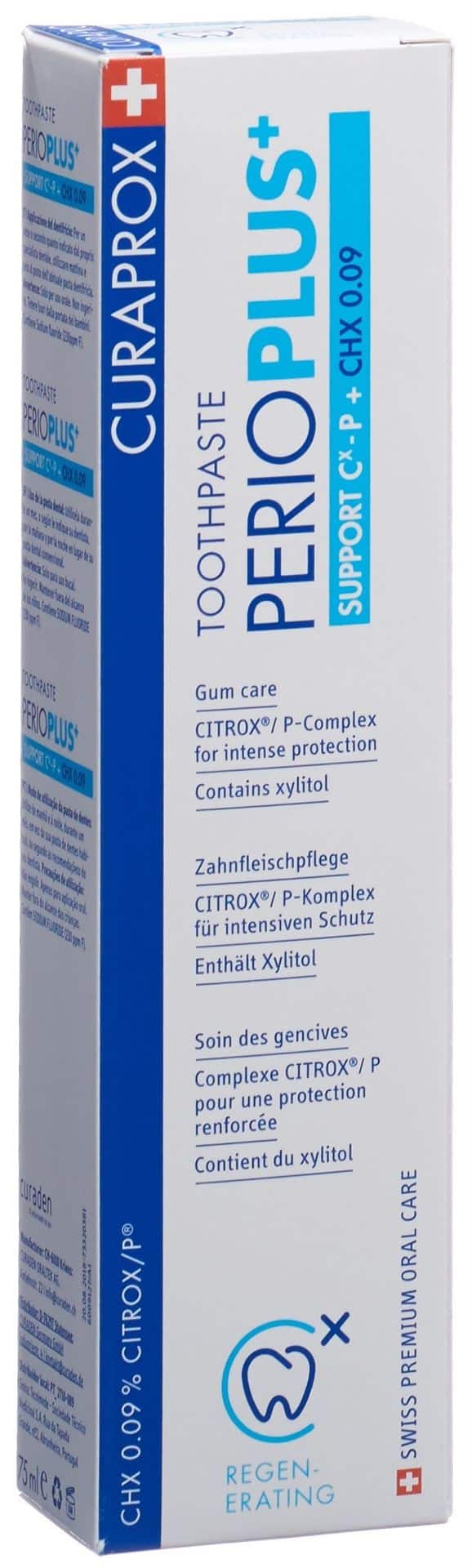 PICFRONT3D CURAPROX Perio Plus Support CHX 0.09 % Tb 75 ml