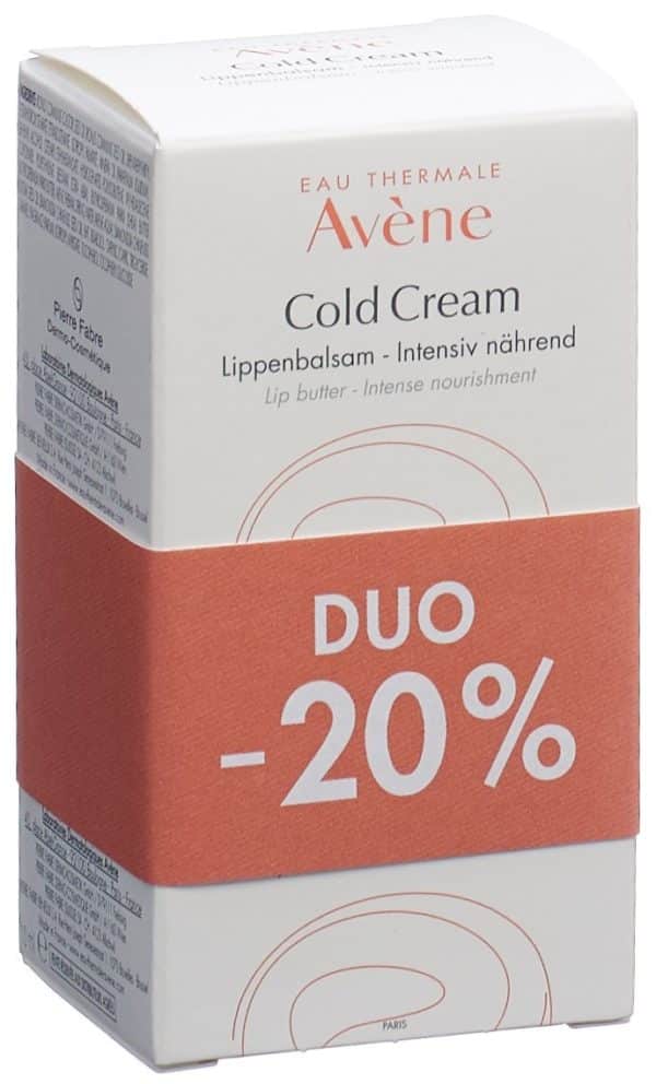 PICFRONT3D AVENE Cold Cream Duo 20% Lippenbalsam Topf