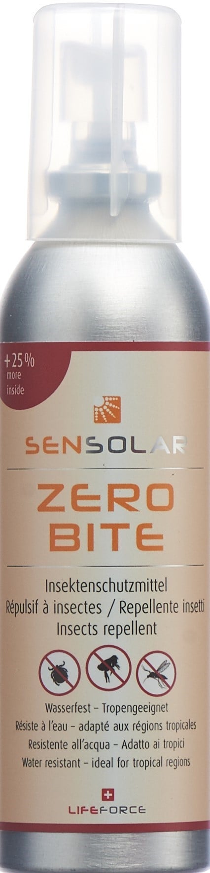 SENSOLAR Zero Bite Mücken & Zeckenschutz 100 ml