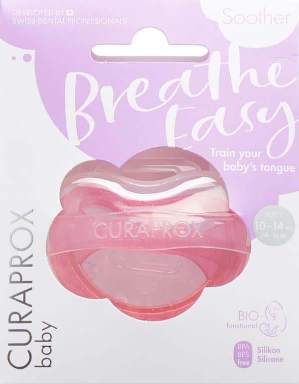 PICFRONT CURAPROX baby Schnuller Gr2 pink single