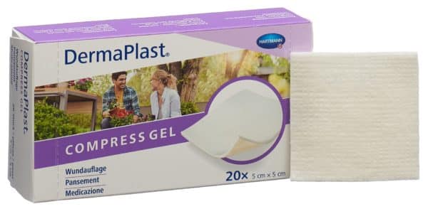 PICFRONT3DPLUS DERMAPLAST Compress Gel 5x5cm 20 Stk