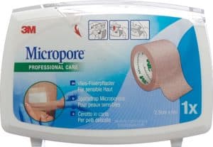 PICFRONT 3M MICROPORE VLIES m Disp 25mmx5m hf