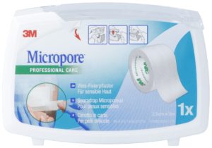 PICFRONT 3M MICROPORE VLIES m Disp 25mmx5m weiss