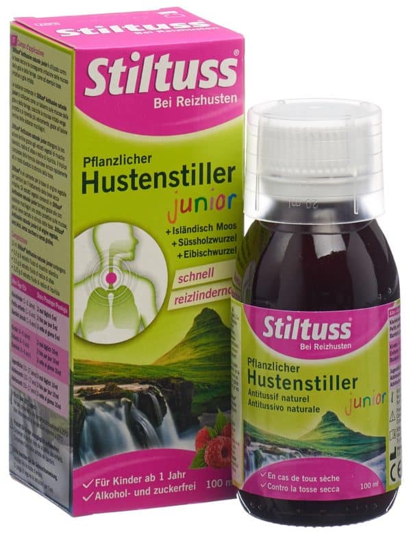 PICFRONT3DPLUS STILTUSS Pflanzl Hustenstiller Sirup Junior 100 ml